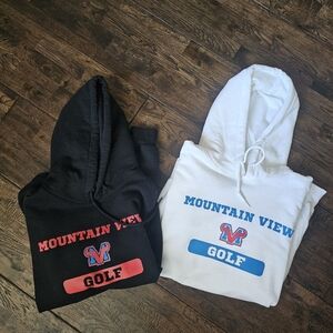 Gildan Heavy Blend 2 Size Medium School Hooded Sweatshirts